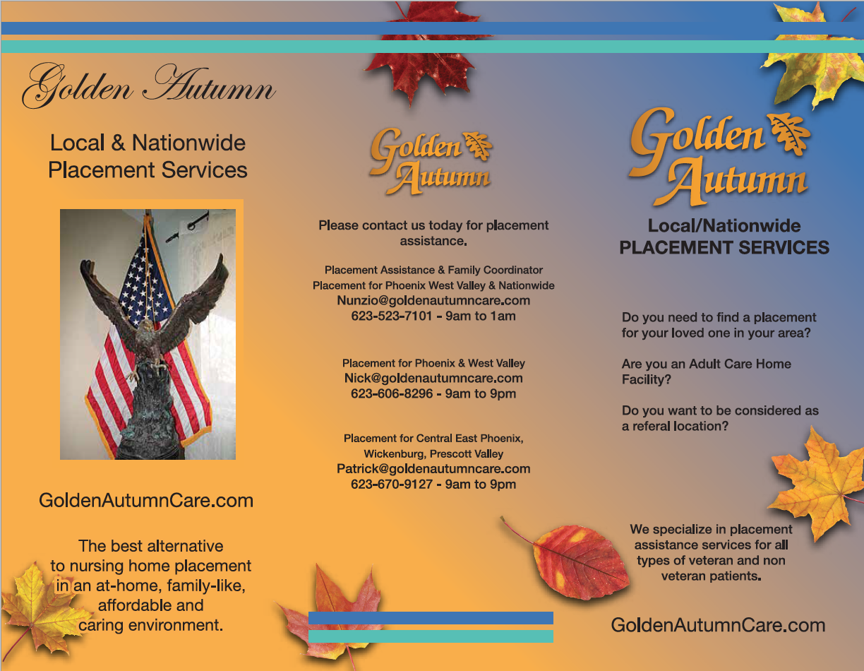 Golden Autumn Adult Care Brochure 
